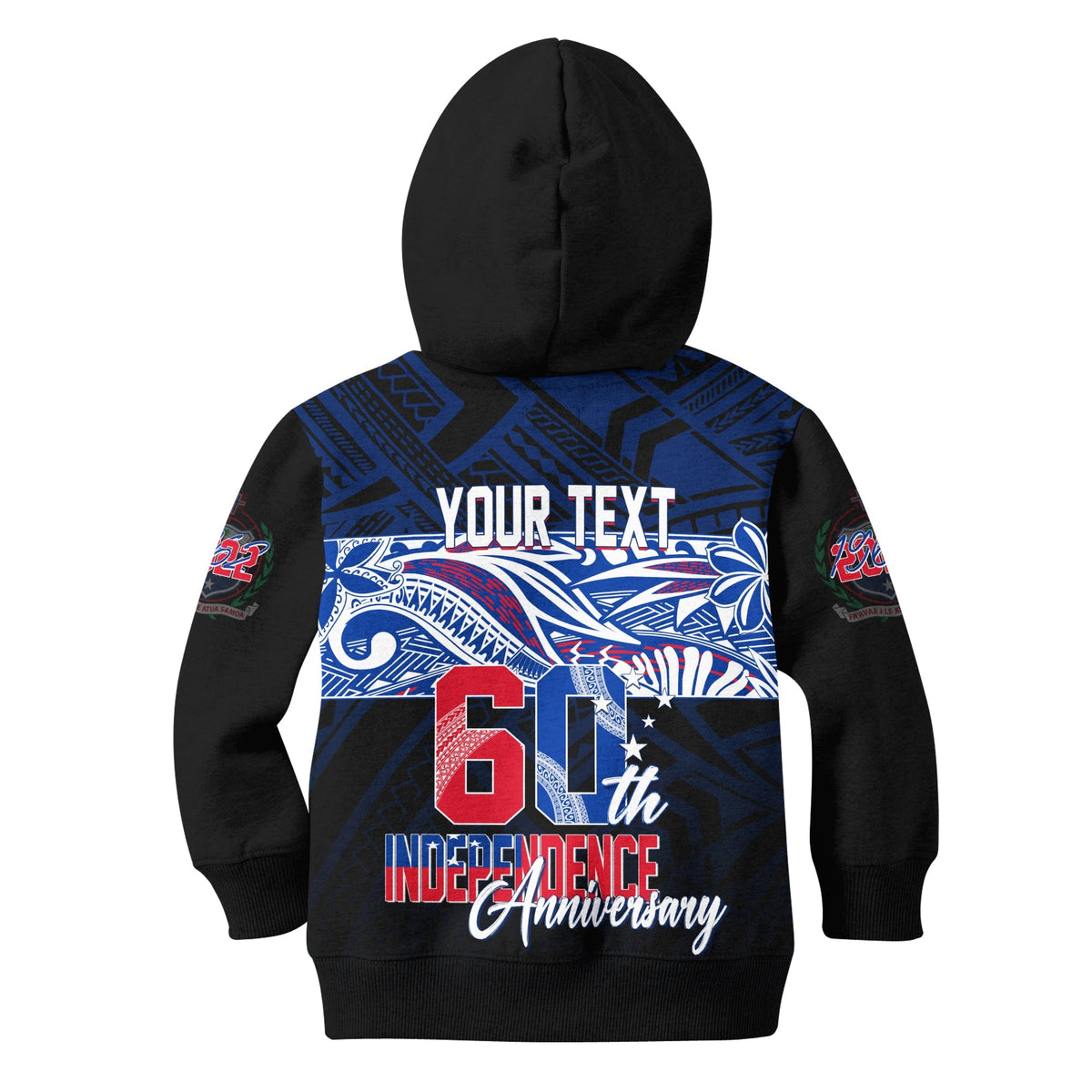 Samoa Personalised KID Hoodie 60th Independence Anniversary - Wonder Print Shop
