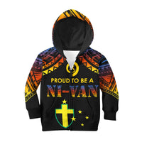 Vanuatu Proud To Be A Ni-Van - Polynesian Pattern KID Hoodie - Tafea Province - Wonder Print Shop