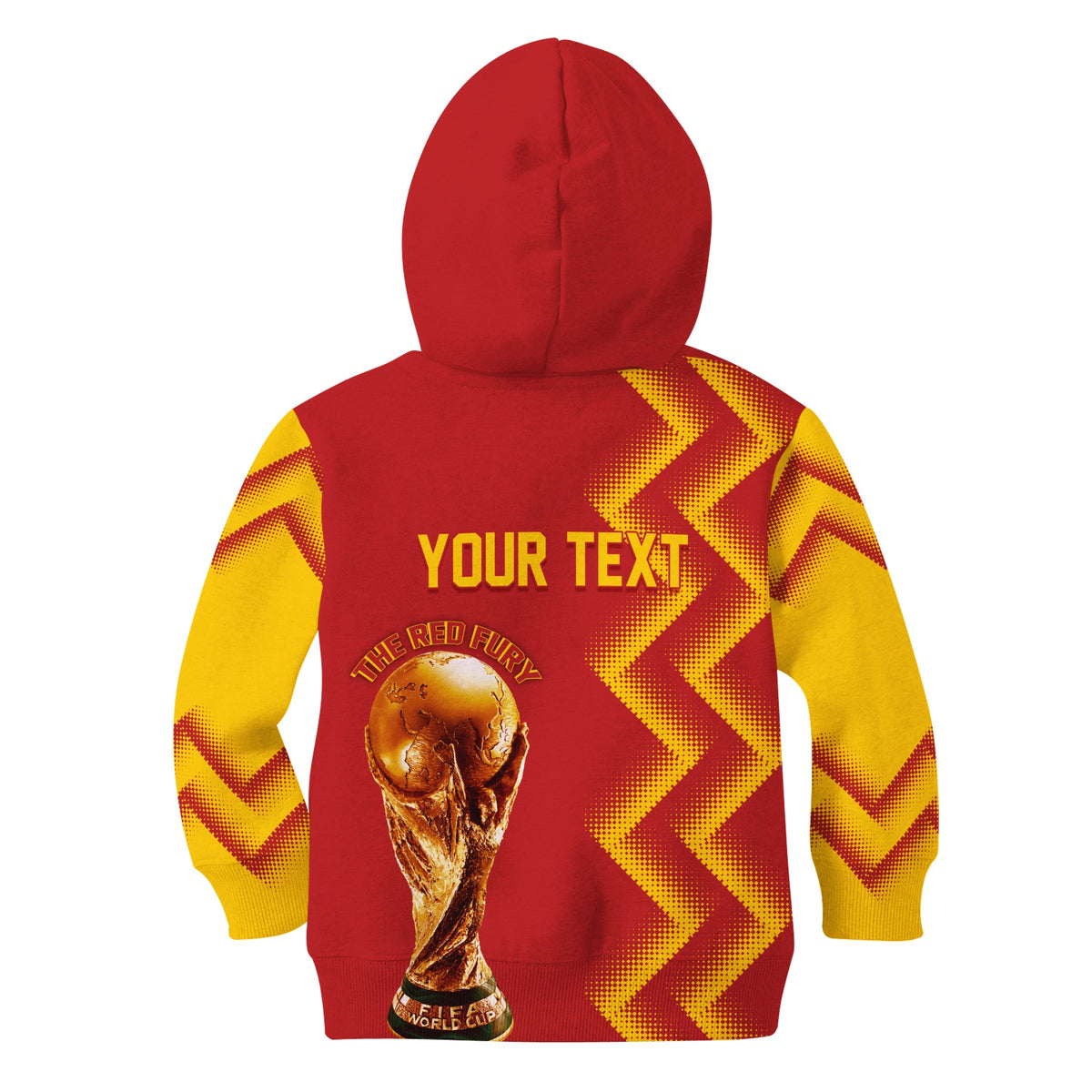 Personalised Spain World Cup 2022 Hoodie KID Movies Icons - The Slayers - Wonder Print Shop