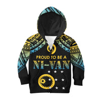 Vanuatu Proud To Be A Ni-Van - Polynesian Pattern KID Hoodie - Sanma Province - Wonder Print Shop