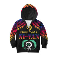 Vanuatu Proud To Be A Ni-Van - Polynesian Pattern KID Hoodie - Torba Province - Wonder Print Shop