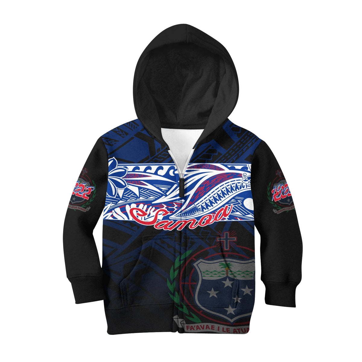 Samoa Personalised KID Hoodie 60th Independence Anniversary - Wonder Print Shop