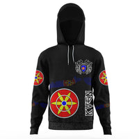 Custom Viking Kven Flag and Map Gaiter Hoodies style Viking Geri and Freki RLT12 - Wonder Print Shop