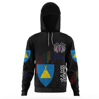 Custom Viking Sami Flag and Map Gaiter Hoodie style Viking Geri and Freki RLT12 - Wonder Print Shop