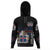 Custom Viking Iceland Flag and Map Gaiter Hoodie style Viking Geri and Freki RLT12 - Wonder Print Shop