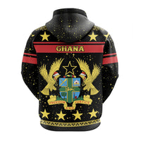 African Hoodie Ghana Christmas Zip Hoodie - Wonder Print Shop