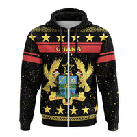 African Hoodie Ghana Christmas Zip Hoodie - Wonder Print Shop
