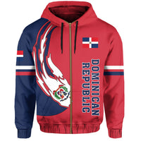 Dominican Republic Baseball Team Hoodie Zip - Wonder Print Shop