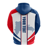 Custom Dominican Republic Hoodie Simple Vibe LT6 - Wonder Print Shop