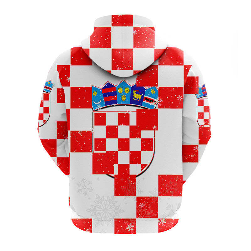 Croatia Christmas Santa Claus Dabbing Hoodie Replica Football Jersey LT6 - Wonder Print Shop