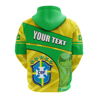 Custom Brazil Football 2022 Hoodie Basic Style LT6 - Wonder Print Shop