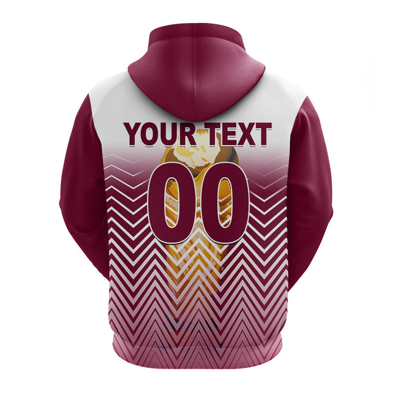 Custom Qatar Football 2022 Hoodie Sport Style LT6 - Wonder Print Shop