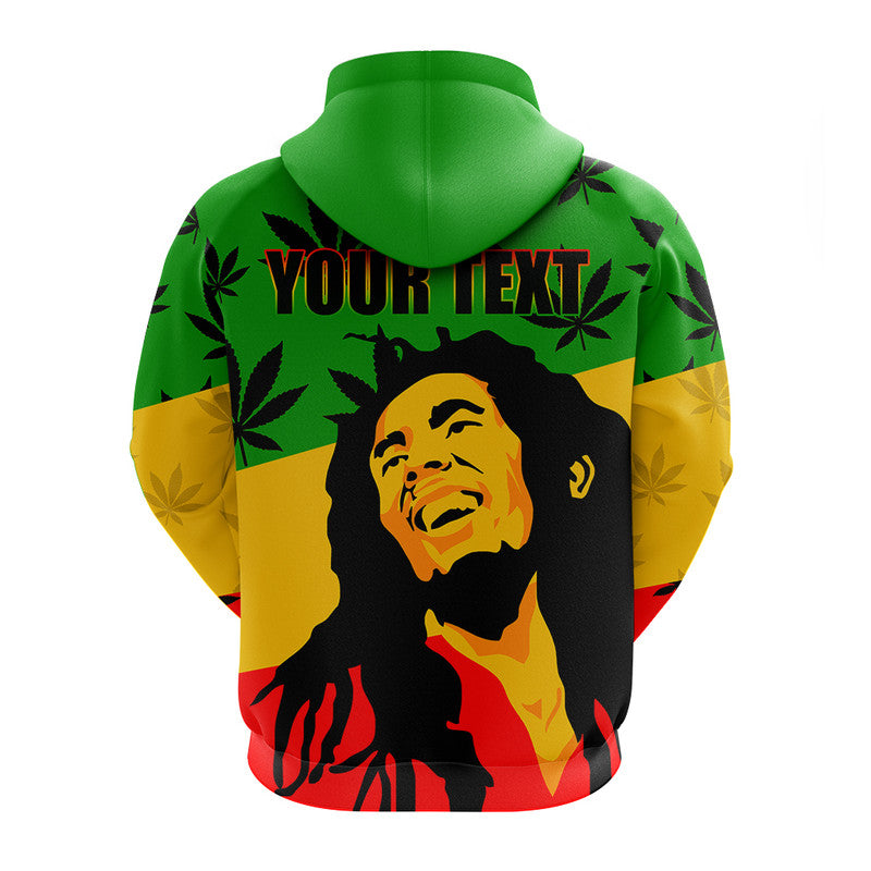 Custom Legend Bob Hoodie Reggae Style LT6 - Wonder Print Shop