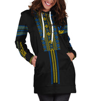 Ukraine Folk Patterns Folk Pattern Hoodie Dress Slava Ukraini - Wonder Print Shop