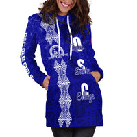 (Custom Personalize) Tonga Kolisi Kuini Salote Hibiscus Hoodie Dress QSC Old Girls - Wonder Print Shop