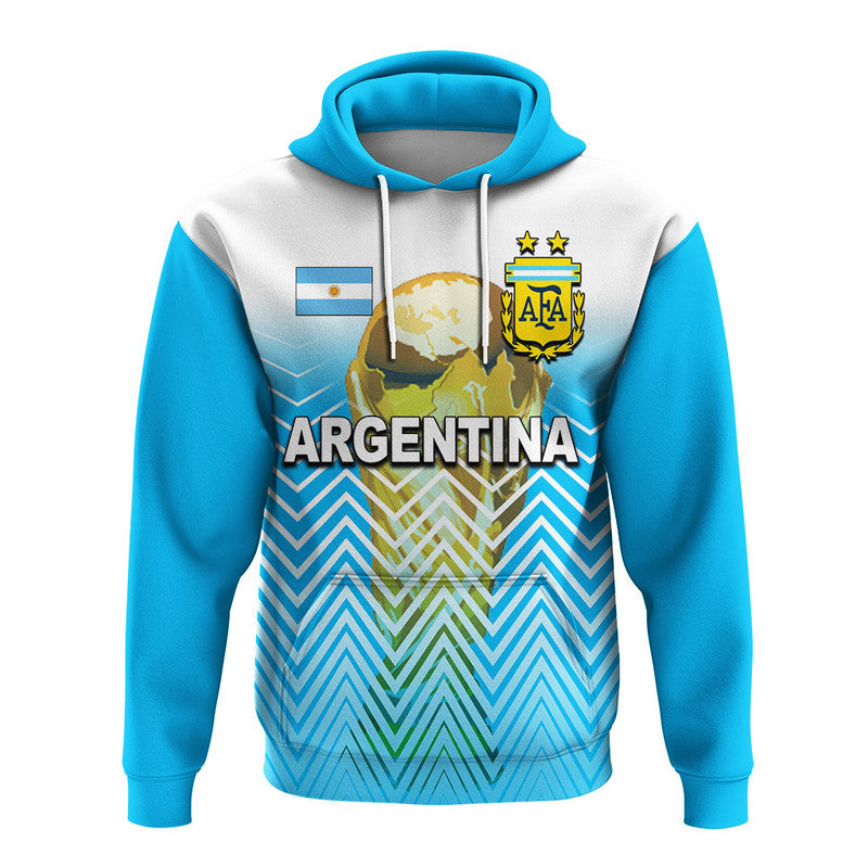 Custom Argentina Football 2022 Hoodie Sport Style LT6 - Wonder Print Shop