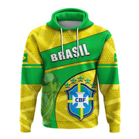Custom Brazil Football 2022 Hoodie Basic Style LT6 - Wonder Print Shop