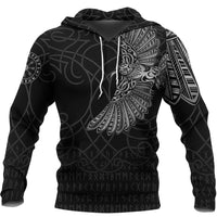 Viking Hoodie Viking Odins Raven Tattoo Hoodie RLT12 - Wonder Print Shop