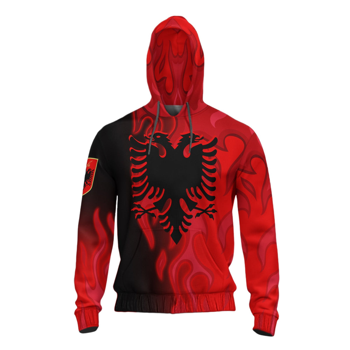 Albania Hoodie Albanian Flame - Wonder Print Shop
