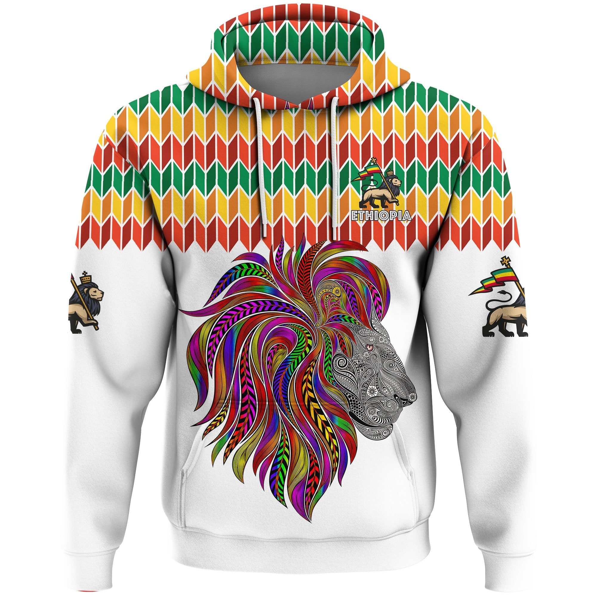 ethiopia-hoodie-ethiopian-color-lion-pattern