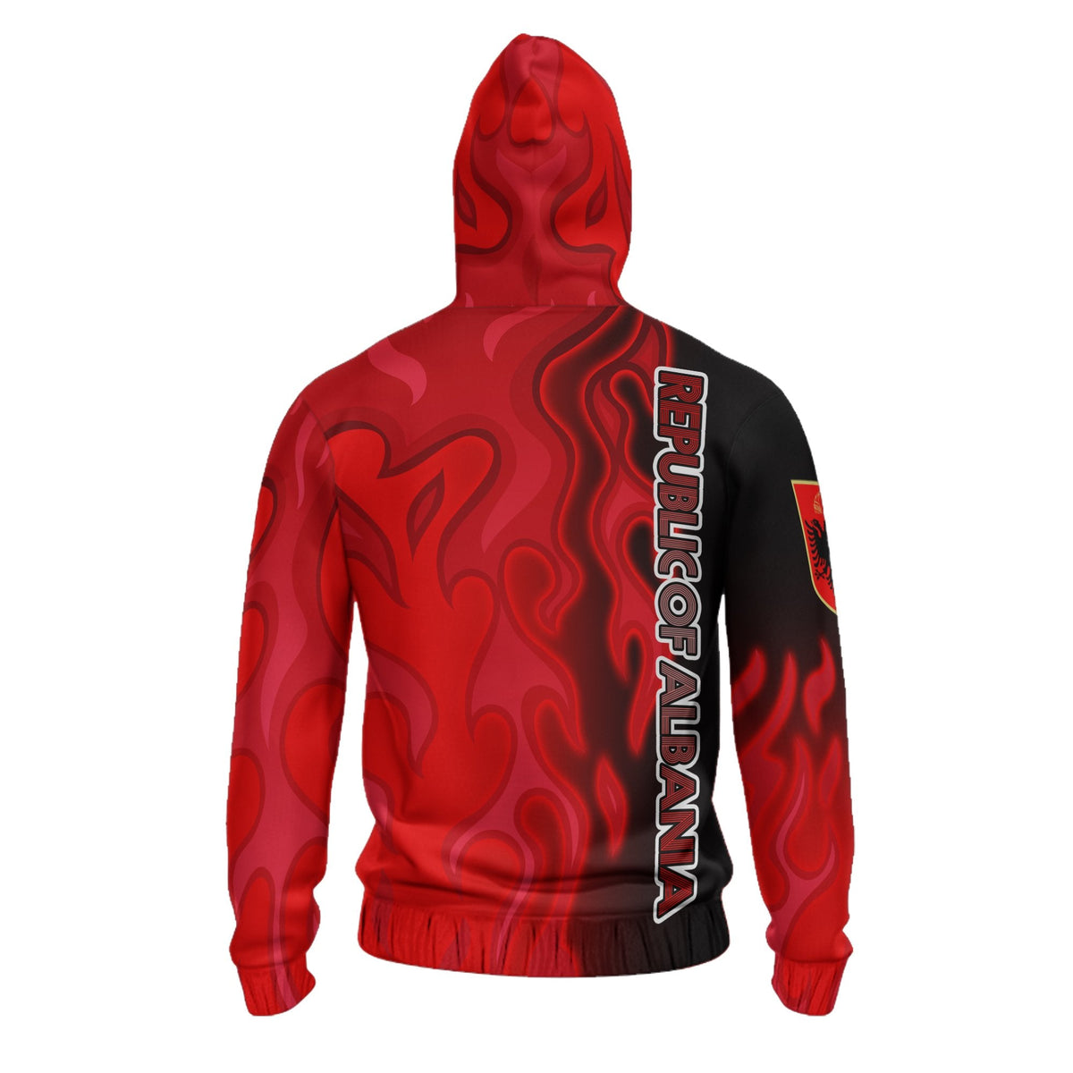 Albania Hoodie Albanian Flame - Wonder Print Shop