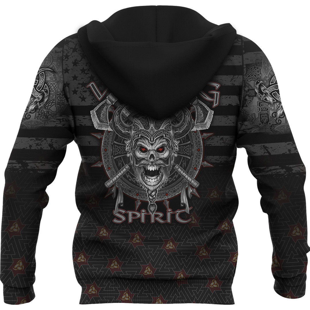 Viking Hoodie American Viking The Viking Spirit Hoodie RLT12 - Wonder Print Shop
