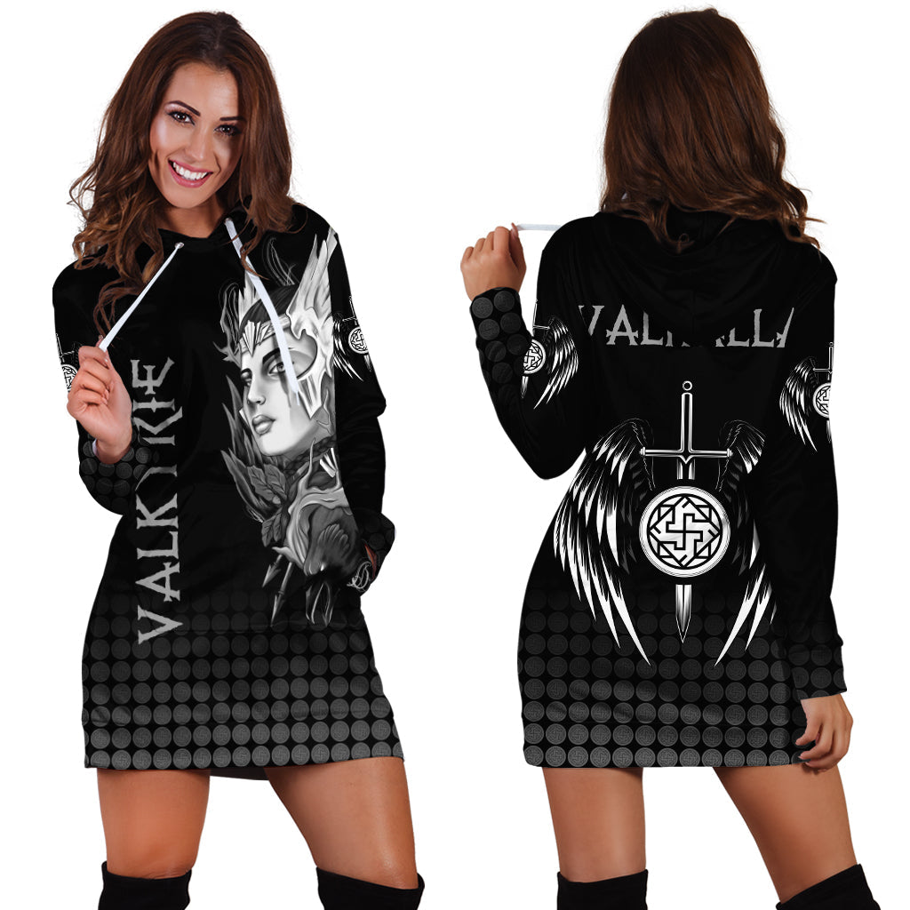 Viking Hoodie Dress Valkyrie RLT12 - Wonder Print Shop