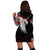 Viking Hoodie Dress Mystical Raven Tattoo Blood RLT12 - Wonder Print Shop