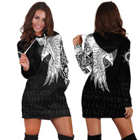 Viking Hoodie Dress Mystical Raven Tattoo Special RLT12 - Wonder Print Shop