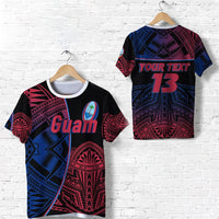 Custom Guam Rugby T Shirt Impressive Version Custom Text And Number - Wonder Print Shop