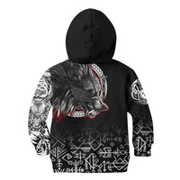 Fenrir Blood Hoodie Kid - Tattoo Style RLT12 - Wonder Print Shop
