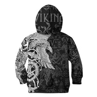 Viking Hoodie Kid Special Raven Tattoo RLT12 - Wonder Print Shop