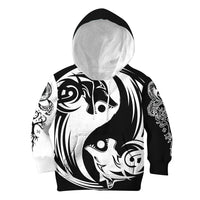 Viking Hoodie Kid Ying Yang Wolf A21 RLT12 - Wonder Print Shop