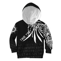 Custom Special Raven Hoodie Kid - Tattoo Style RLT12 - Wonder Print Shop