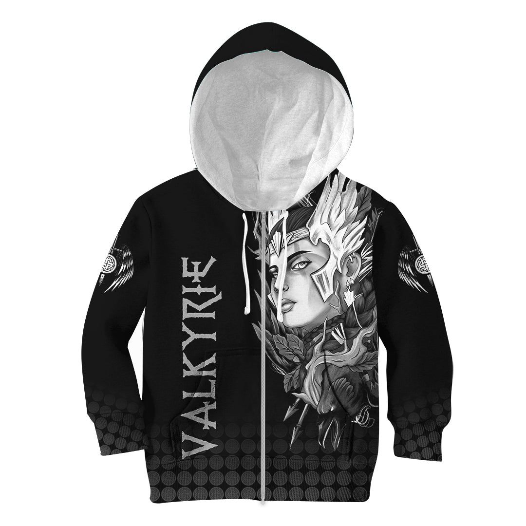 Viking Hoodie Kid Valkyrie RLT12 - Wonder Print Shop
