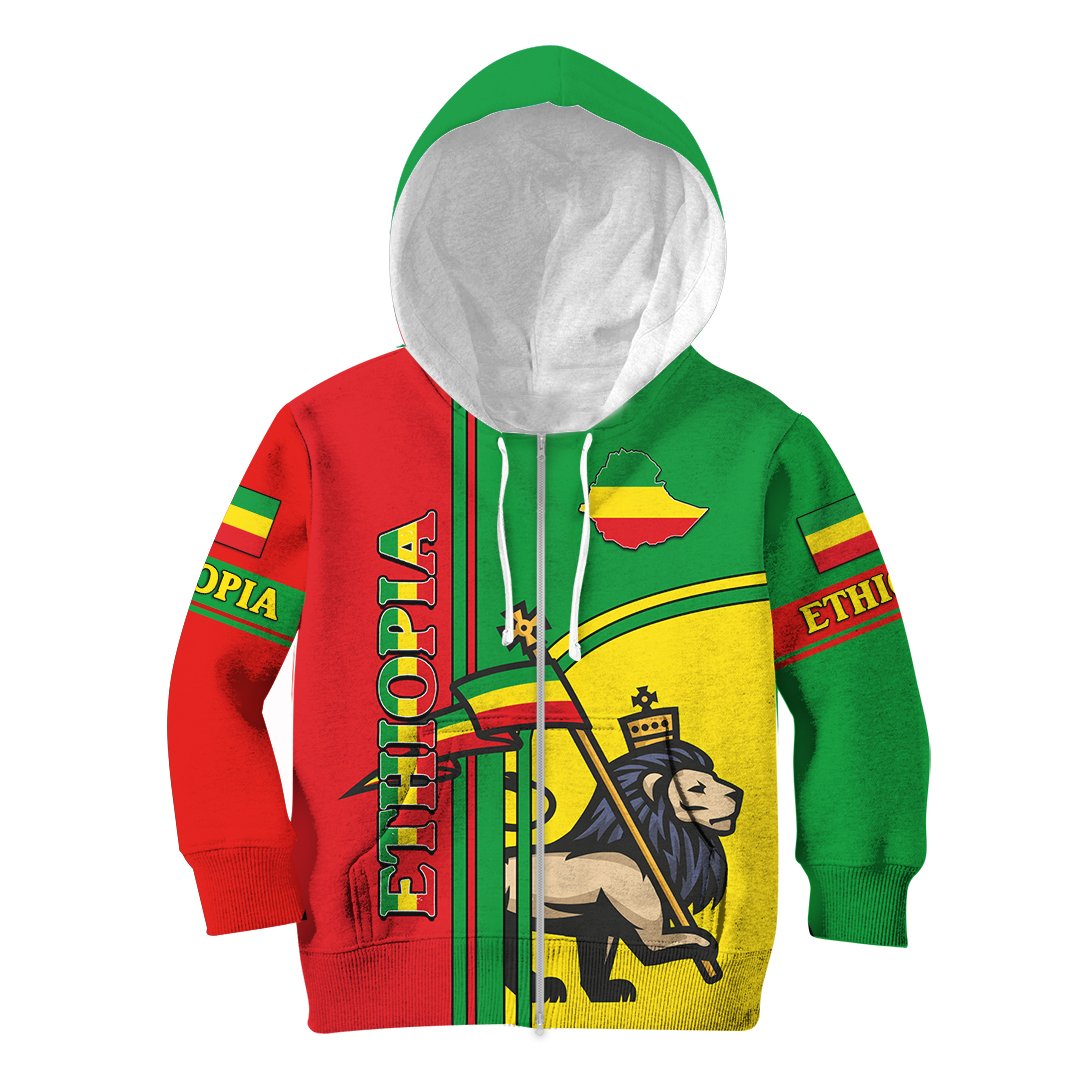 ethiopia-lion-hoodie-kid