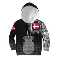 Viking Hoodie Kid Denmark Coat Of Arms RLT12 - Wonder Print Shop