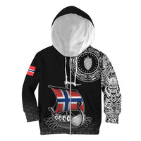 Viking Hoodie Kid Norwegian Drakkar RLT12 - Wonder Print Shop