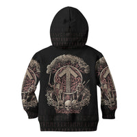 Viking Hoodie Kid Teiwaz Rune RLT12 - Wonder Print Shop