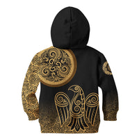 Viking Hoodie Kid Triskele Raven Celtic RLT12 - Wonder Print Shop