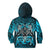 Viking Hoodie Kid Othala and Raven Blue RLT12 - Wonder Print Shop