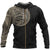 Samoa Tribal Zipper Hoodie Maori Tattoo Roman Reigns Zip Hoodie Gold - Wonder Print Shop