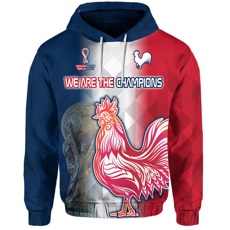 custom-personalised-france-football-qatar-roosters-champions-2022-zip-up-and-pullover-hoodie