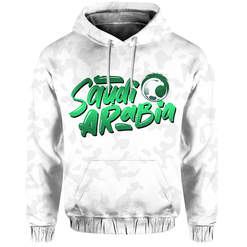 Custom Saudi Arabia Football Hoodie - Wonder Print Shop