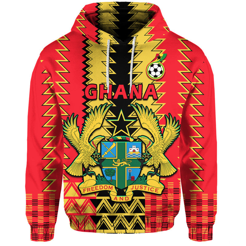 Custom Ghana Football Sport Style Hoodie - Wonder Print Shop