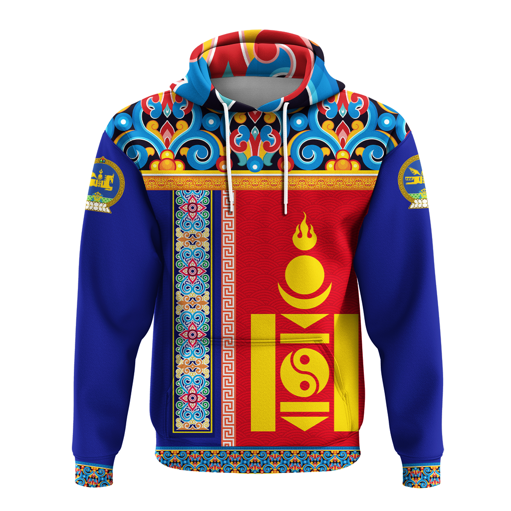 Mongolia Happy Independence Day Hoodie LT2 - Wonder Print Shop