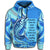 Fathers Day Fishing Quotes Hoodie Ocean Wave Style - Wonder Print Shop