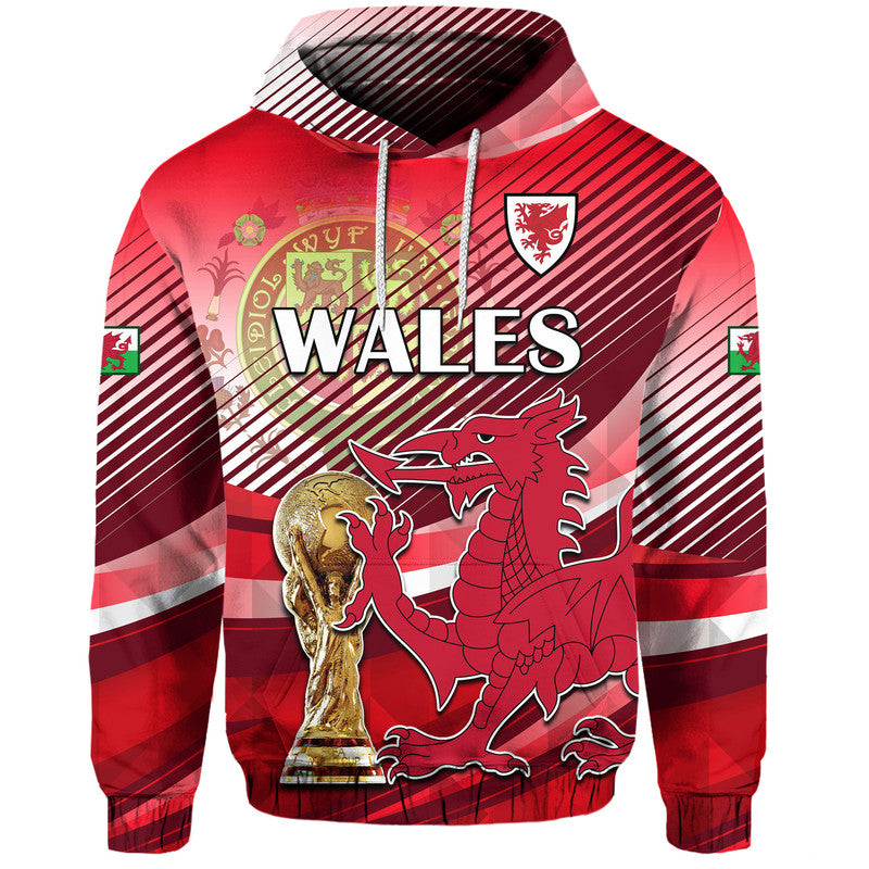 wales-football-champions-qatar-2022-sport-style-zip-up-and-pullover-hoodie-red