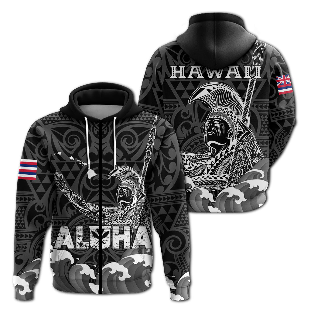 Hawaii King Kamehameha Aloha Hawaii Nei Hoodie LT2 - Wonder Print Shop