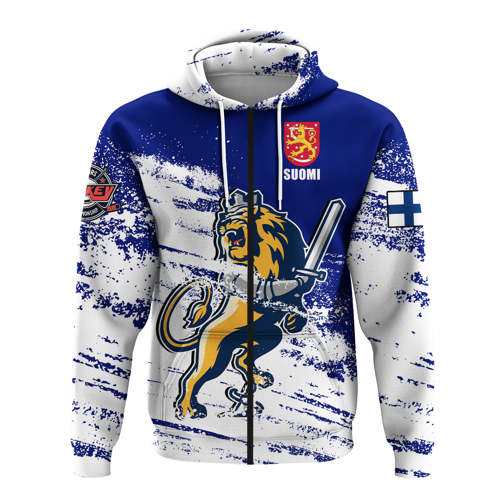 Finland Suomi Leijonat Hockey Hoodie LT2 - Wonder Print Shop